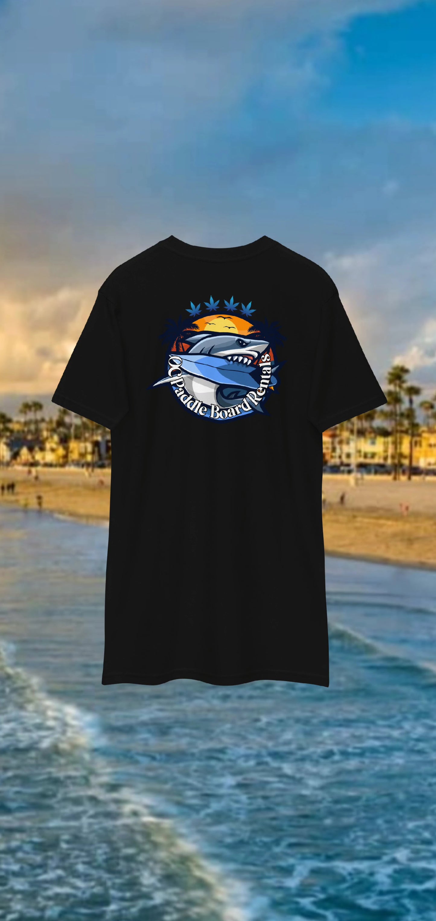 Men’s OC Paddle Board T-Shirt Black