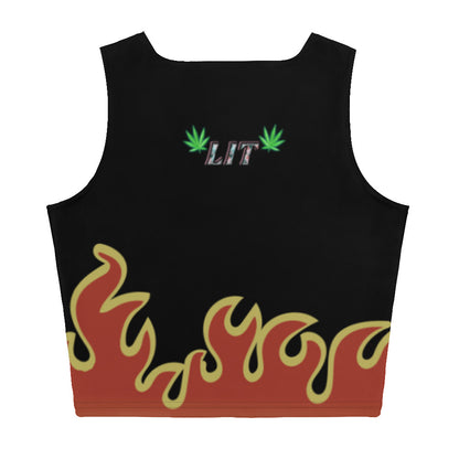 Flame Crop Top