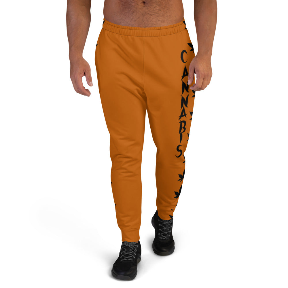 Men's Orange-Brown Joggers