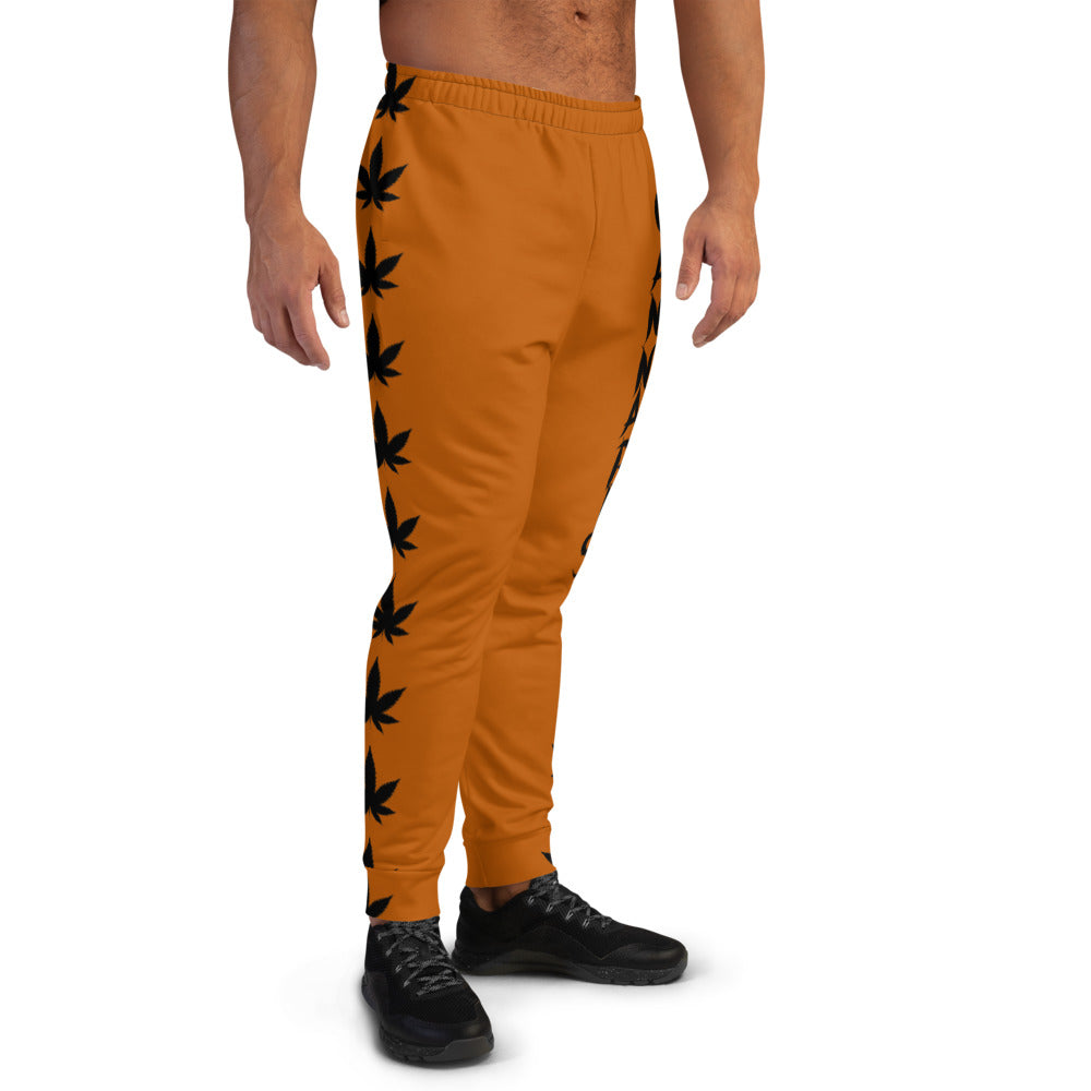 Men's Orange-Brown Joggers