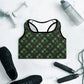 Padded Sports Bra Cannabis