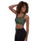 Padded Sports Bra Cannabis