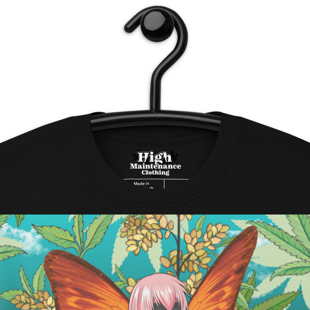 Men's Weed Fairy T-Shirt Black