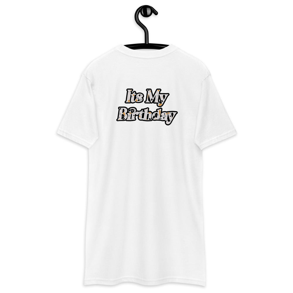 Men’s White Birthday T-Shirt