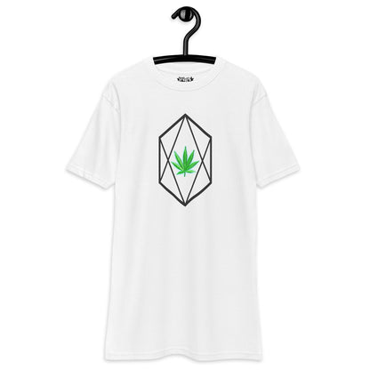 Men’s White Diamond Graphic T-Shirt