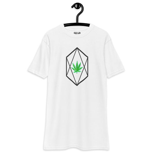 Men’s White Diamond Graphic T-Shirt