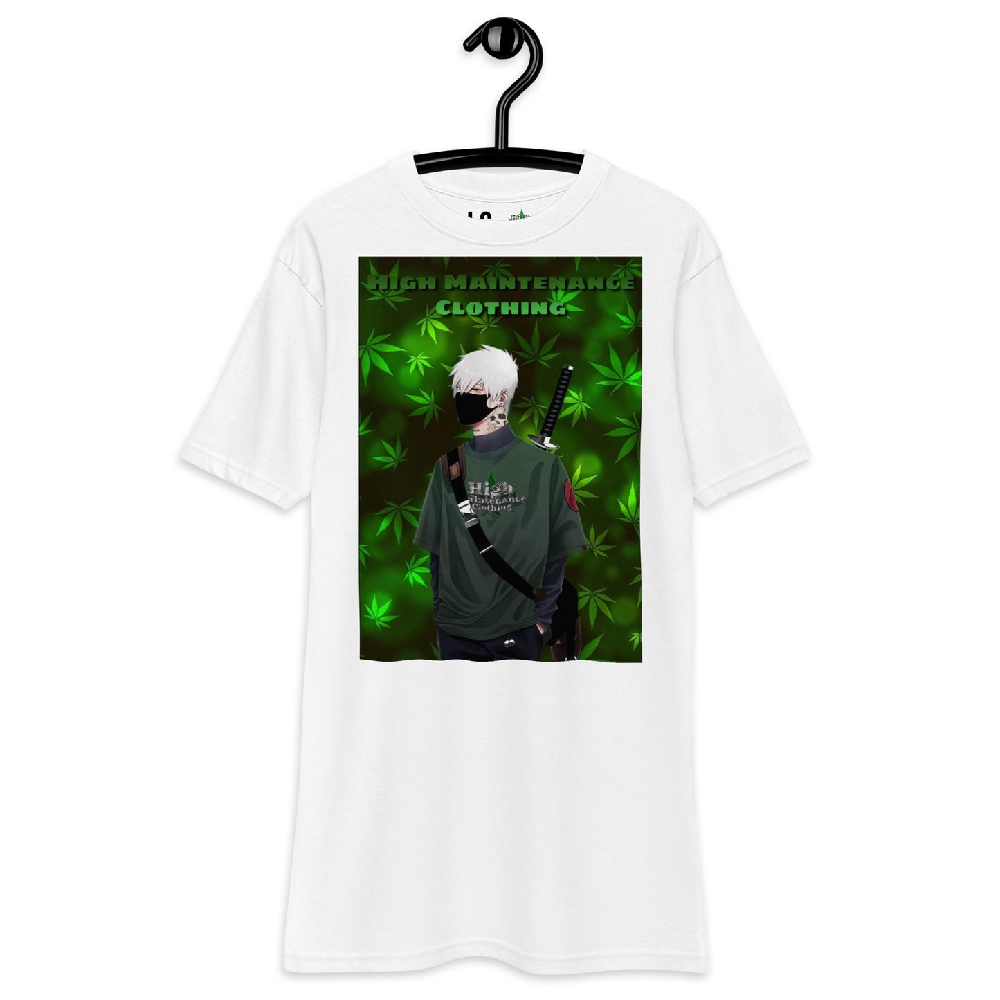 Men’s Premium Anime Collab White T-Shirt