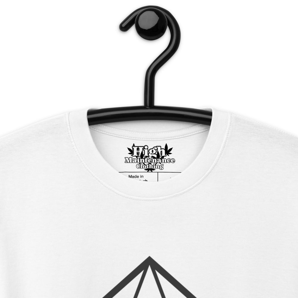 Men’s White Diamond Graphic T-Shirt