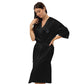 Black Satin robe