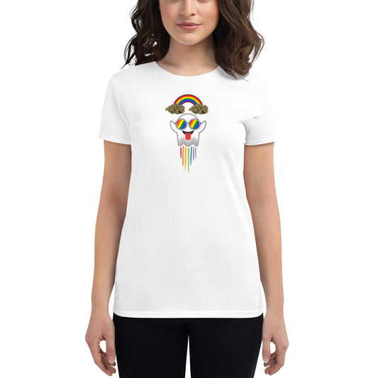 Women's Rainbow Ghost T-Shirt