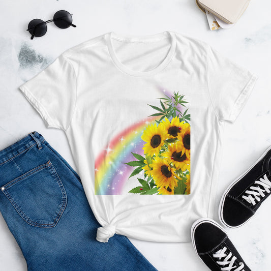 Women's Rainbow Sunflower