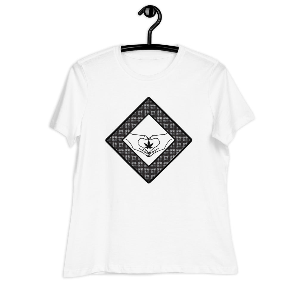 Women's Weed Love T-Shirt White